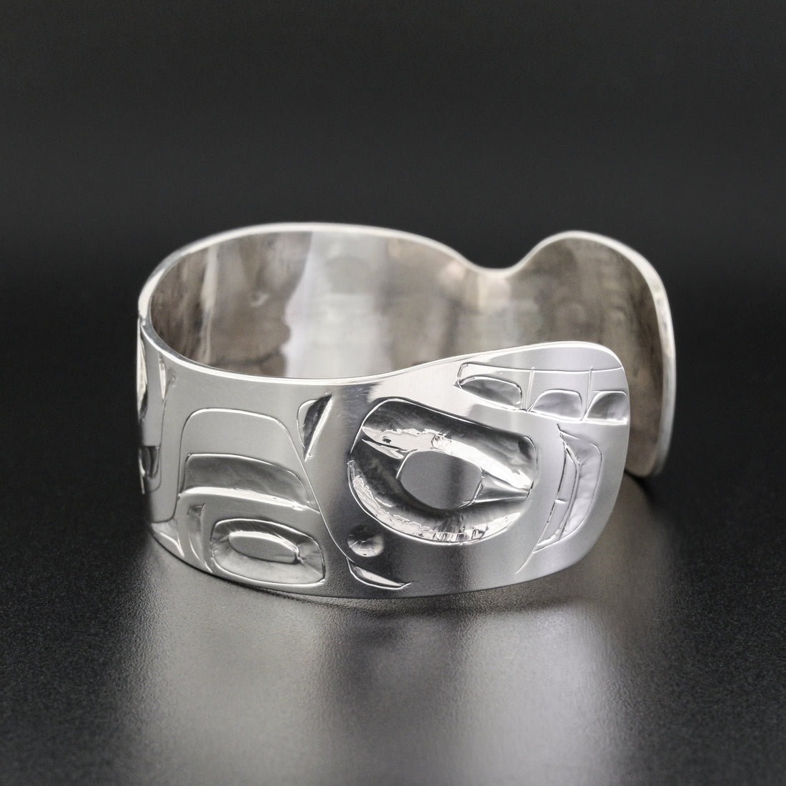 Mother and Playful Baby - Silver Bracelet