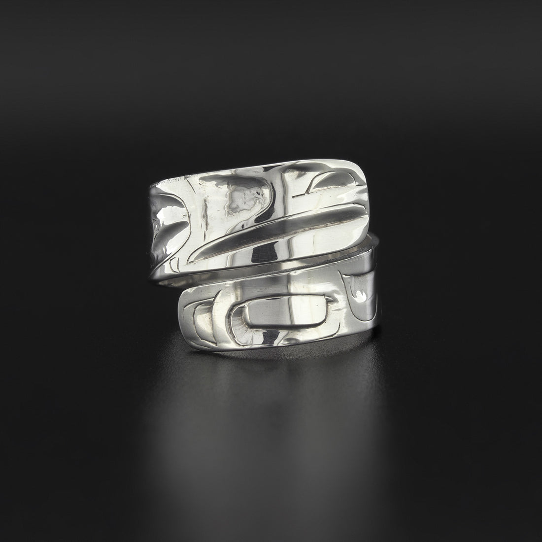 Raven - Silver Wrap Ring