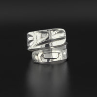 Raven - Silver Wrap Ring