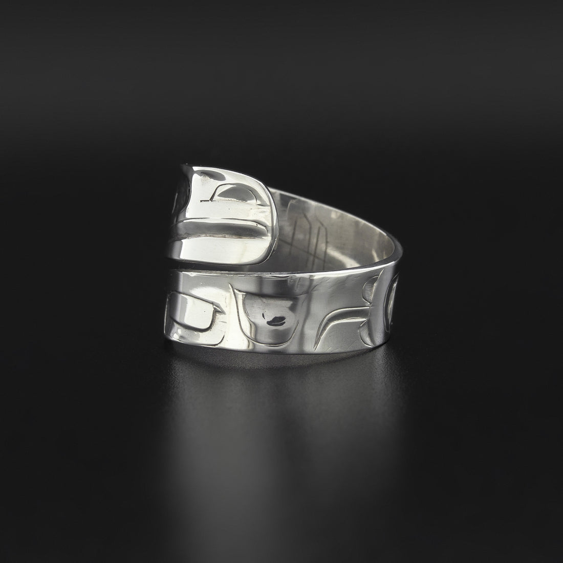 Raven - Silver Wrap Ring
