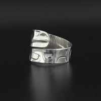 Raven - Silver Wrap Ring