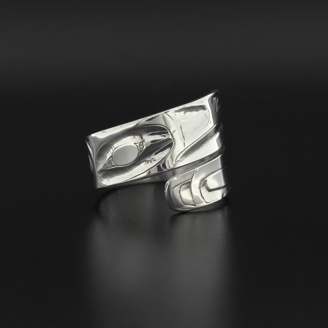 Raven - Silver Wrap Ring