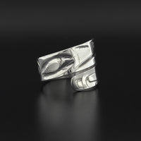 Raven - Silver Wrap Ring