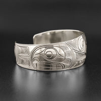 Thunderbird and Killerwhale - Silver Bracelet