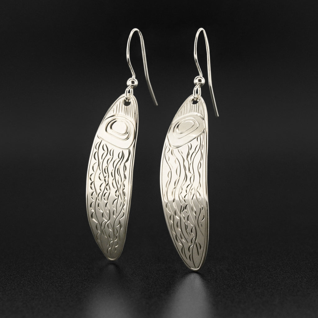 Jellyfish - Silver Earrings