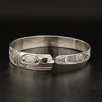 Killerwhale - Silver Bracelet with 14k Gold