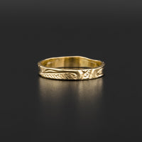 Thunderbird - 14k Gold Ring
