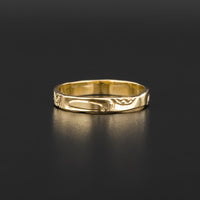 Thunderbird - 14k Gold Ring
