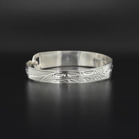 Whales - Silver Clasping Bracelet