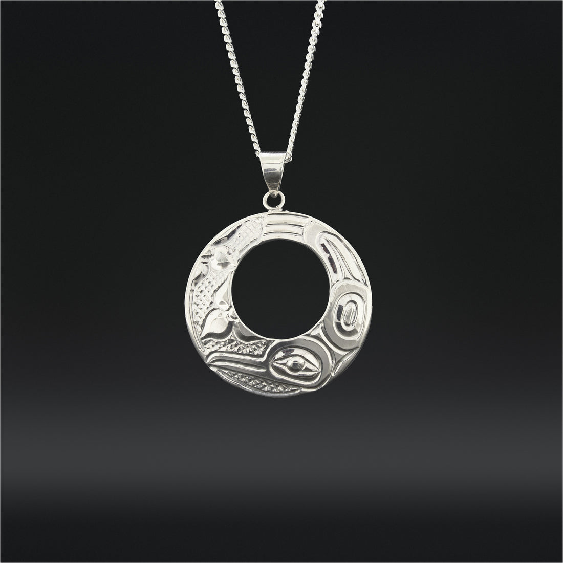Hummingbird - Silver Pendant