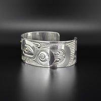 Hummingbird - Silver Bracelet with 14k Gold