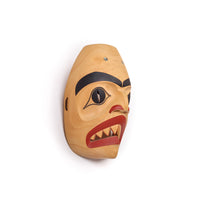 Shark - Alder Mask with Abalone