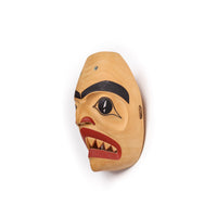 Shark - Alder Mask with Abalone
