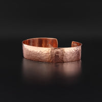 Hammered Copper Bracelet - 1/2" Wide