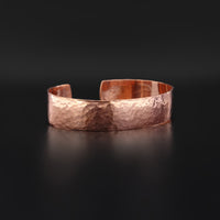 Hammered Copper Bracelet - 1/2" Wide