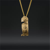 Eagle - 14k Gold Pendant