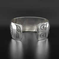 Eagle - Silver Bracelet with 14k Gold