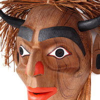 Mountain Goat Hunter - Red Cedar Mask