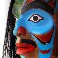 Man Transforming into Bukwis - Red Cedar Mask