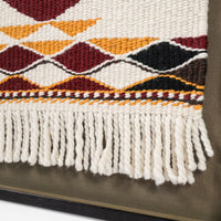 Salish Weaving - Framed Hand Dyed Wool