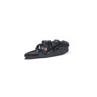 Killerwhale Raven - Argillite Pipe with Abalone
