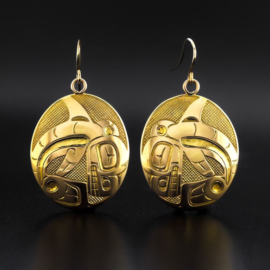 Killerwhale - 18k Gold Earrings