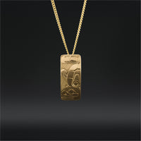 Killerwhale - 14k Gold Pendant
