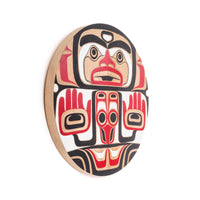 Abstract Human - Red Cedar Panel
