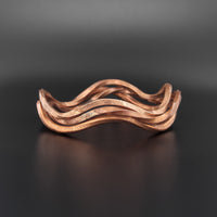 Abstract - Copper Bangle Three
