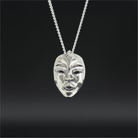 The Seer (Mini) - Silver Pendant with Cultured Diamond
