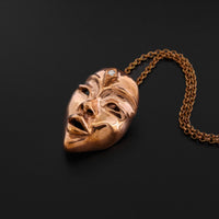 The Seer - Copper Pendant with Cultured Diamond