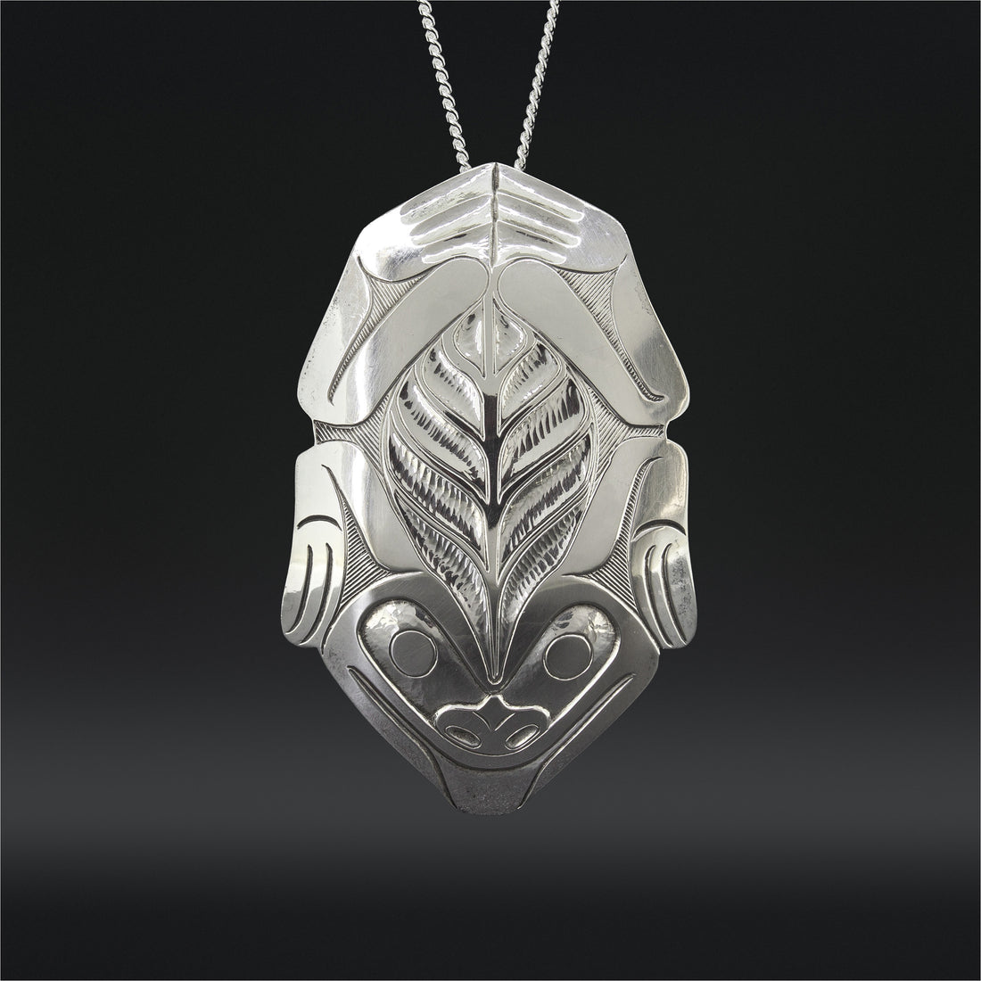 Frog - Silver Pendant