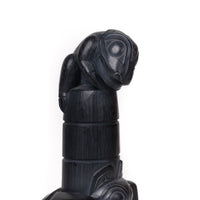 Bear Prince Holding Bear Mother - Argillite Model Pole
