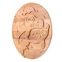 A Mother's Love and Guidance - Red Cedar Panel with Abalone