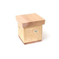 Bear, Eagle, Wolf, and Raven - Cedar Bentwood Box with Abalone