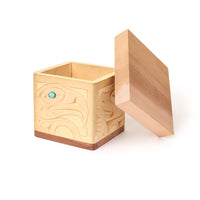 Bear, Eagle, Wolf, and Raven - Cedar Bentwood Box with Abalone