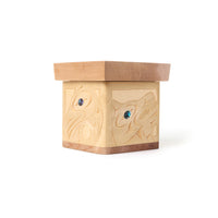 Bear, Eagle, Wolf, and Raven - Cedar Bentwood Box with Abalone