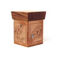 Save Our Salmon - Red Cedar Bentwood Box with Abalone