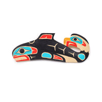 Eagle and Killerwhale - Yellow Cedar Wall Carving