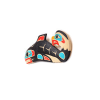 Eagle and Killerwhale - Yellow Cedar Wall Carving