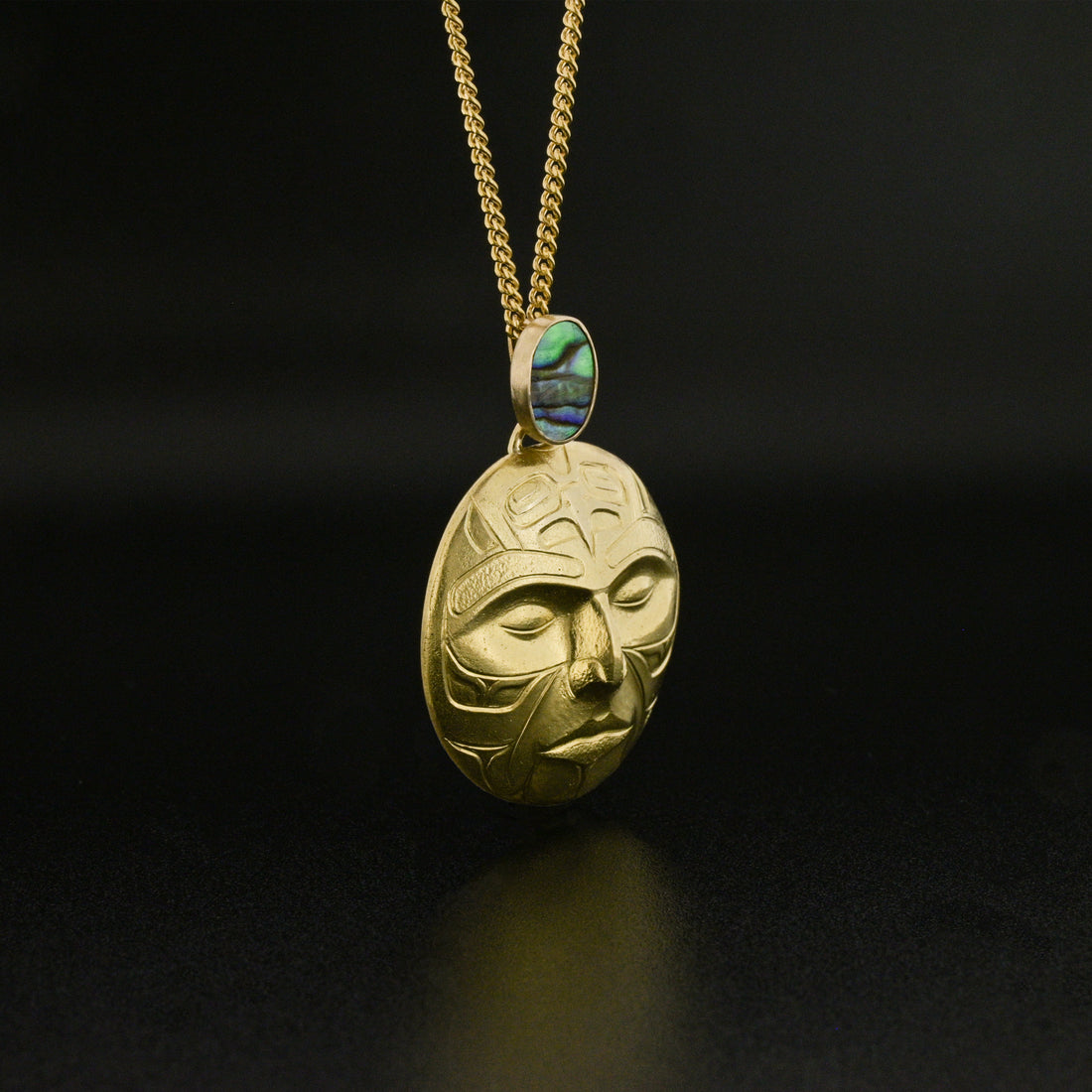 Eagle Ancestor - 18k Gold Pendant