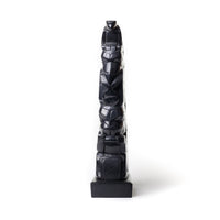 Eagle, Raven, Halibut, and Beaver - Argillite Pole