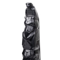 Eagle, Raven, Halibut, and Beaver - Argillite Pole