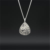 Hummingbird - Silver Pendant