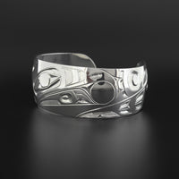 Raven and Light - Silver Bracelet