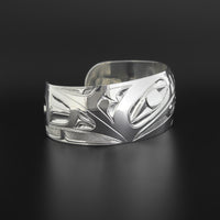 Raven and Light - Silver Bracelet