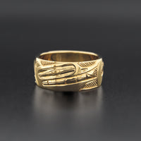 Wolf - 14k Gold Ring