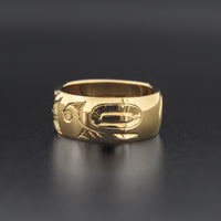 Wolf - 14k Gold Ring
