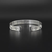 Orca - Silver Bracelet with 14k Gold
