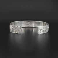 Orca - Silver Bracelet with 14k Gold